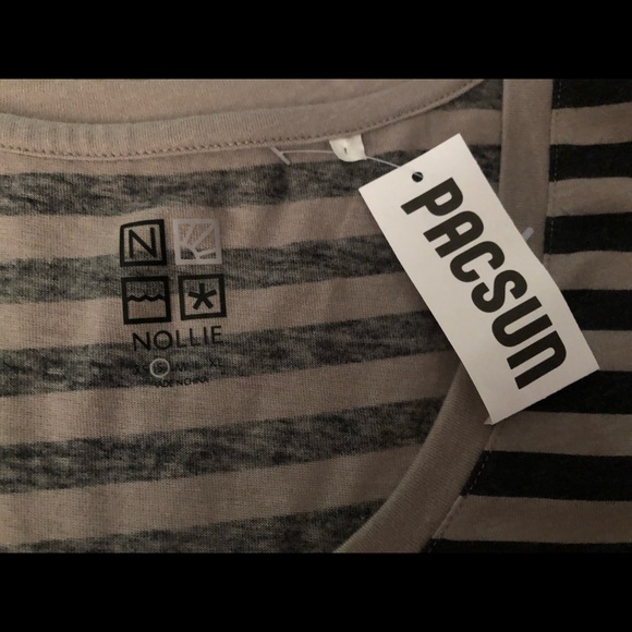 NWT PacSun Nollie Striped Tee NWT - Picture 2 of 3